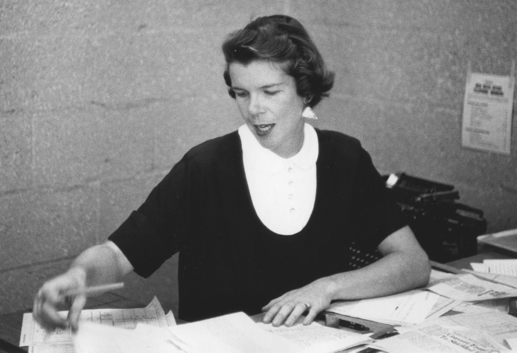 Tucson Citizen newsroom, 1954